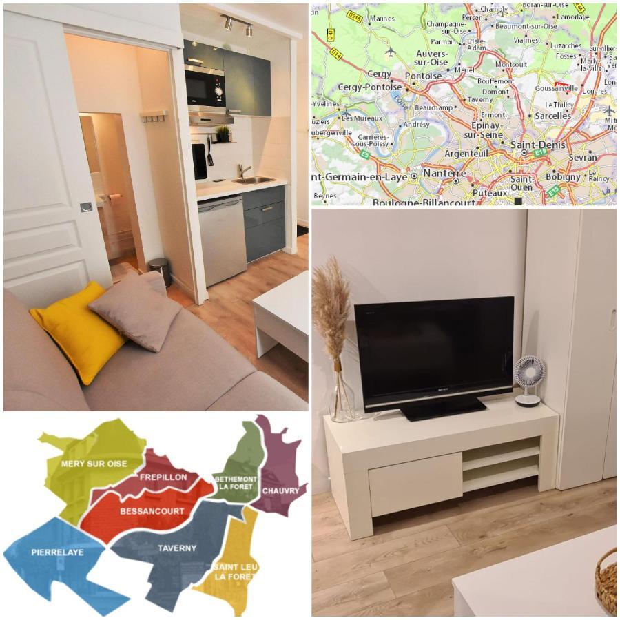Appartement Au Coeur De La Ville De Taverny Buitenkant foto